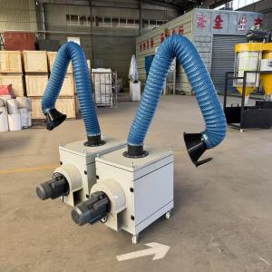 Industrial Portable Dust Collector 1.5 / 2.2 / 3kw Mobile Welding Fume Smoke