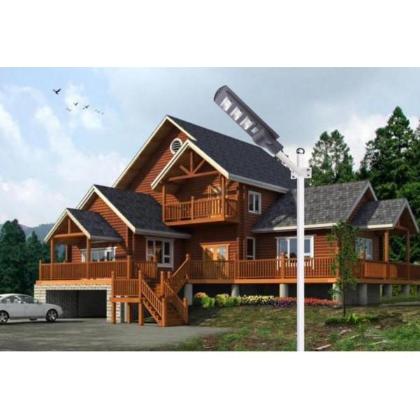 ABS 6500K 60w All In One Led Solar Street Lights 150lm/W