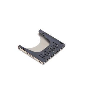 Push Type UL94V-0 Micro SD Memory Card Connectors SMT Socket 10p