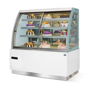 ISO Antiwear Cake Display Showcase , Multipurpose Patisserie Display Fridge