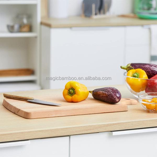 Kitchen Thick Large Bamboo Cutting Board with Handle Personalized Customized Designs