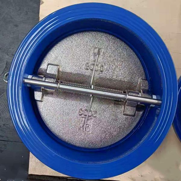 Stop Spring Duo Dual check valves Wafer Butterfly Non Return check valve ductile
