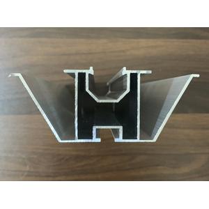 Aluminum 6063 T5 Special Section CNC Machining Components Sandblasting