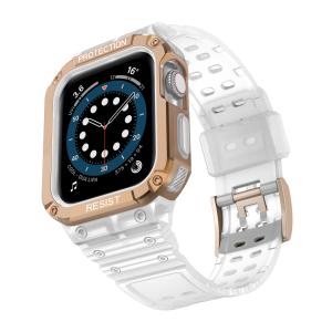 38 42mm Luxury Two Color Integrated TPU Waterproof Components For Apple Watch