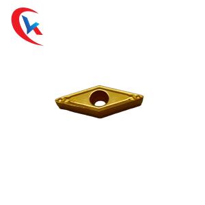 VBMT110304-HQ Yellow Chemically Coated Boring Inserts For Steel Tungsten Carbide