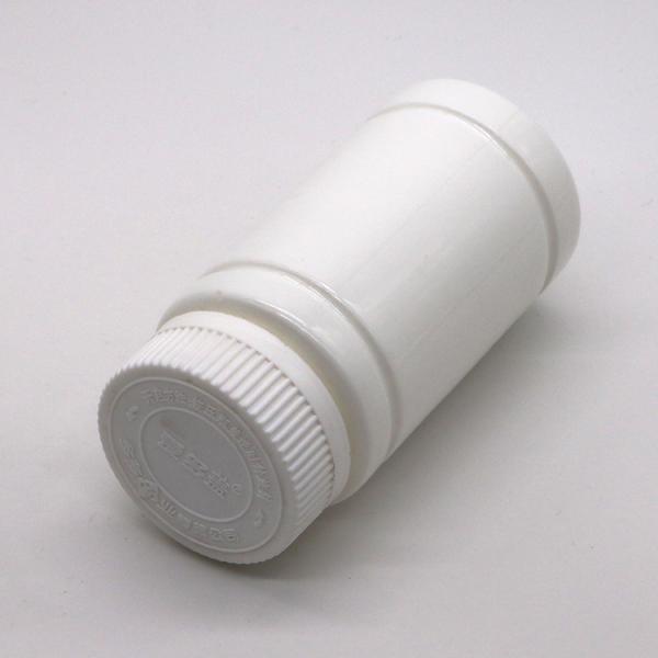 Customized Logo PE Empty Bamboo Shape Plastic Bottle with Screw Cap for Pill Capsule Tablet Medicine Supplement 5OZ 150ml
