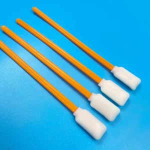 High Visibility Orange Cleaning Swabs Durable PP Handle With Lint Free Foam Head