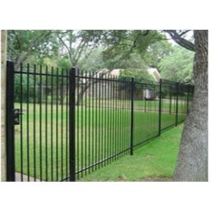 Flat Top Electric Entrance Gates , Automatic Fence Gate Remote Control
