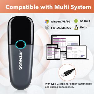 Code 39 2.4GHz IP42 1D Barcode Scanner