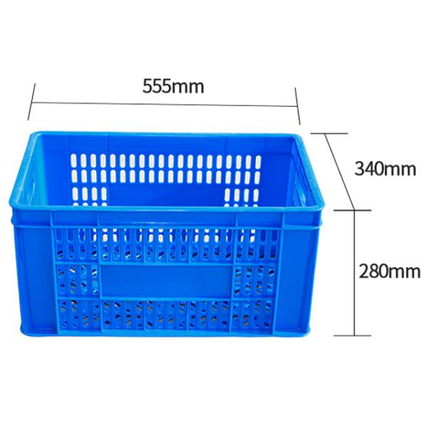 Easy to clean stacking and storage plasticcrate Stackable storage vegetable mesh plastic tomato crate
