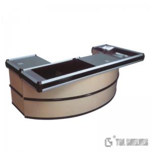 China Iron Retail Check Out Counter , Cash Counter Table For Supermarket 1800×600×850mm Size on sale