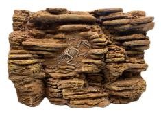 PU Material Reptile Terrarium Background Simulation Rock 3d Terrarium Background