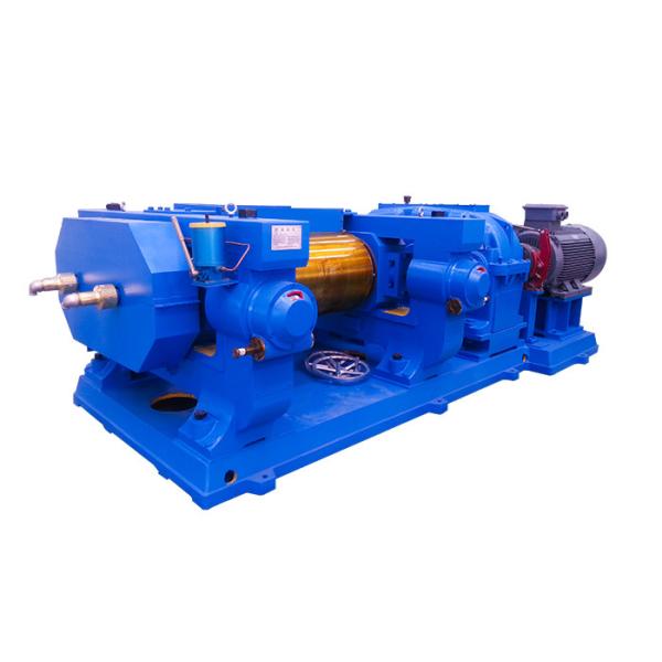 Quality XKP Tyre Recycling Line Double Roller Rubber Tire Grinder 32 RPM Main Shaft Speed for sale