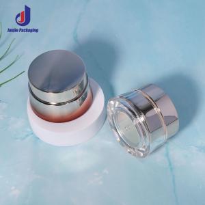 Luxury Skincare Body Cream Container Packaging 50ml ABS Cap Acrylic Plastic Jar
