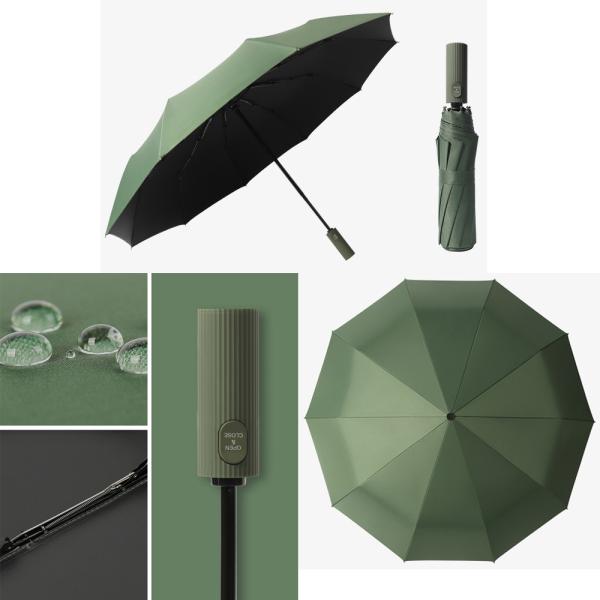 Customized Logo Printed Automatic UV Prevent Umbrella for Sun and Rain Protection