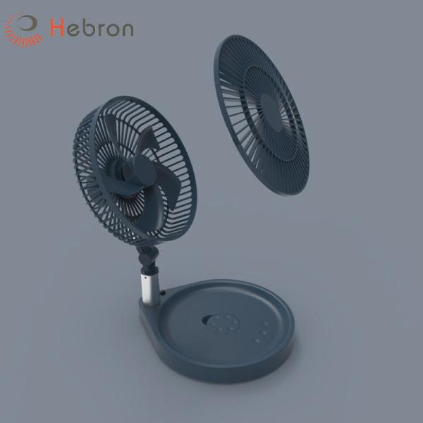 Timing Foldable Oscillating Fan Table Desk USB Remote Control Rechargeable