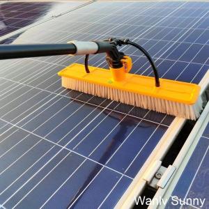 Water Spray Brush with 10.0 Meters Telescopic Pole for Solar Panel Care and