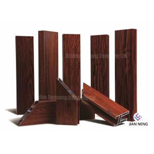 Wholesale Wood Finish Aluminium Frame Profile , Customized Aluminum Extrusion Profiles from china suppliers