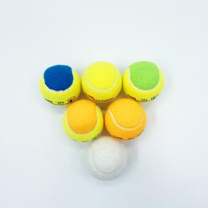 Polyester Felt Rubber Indestructible Tennis Ball Custom