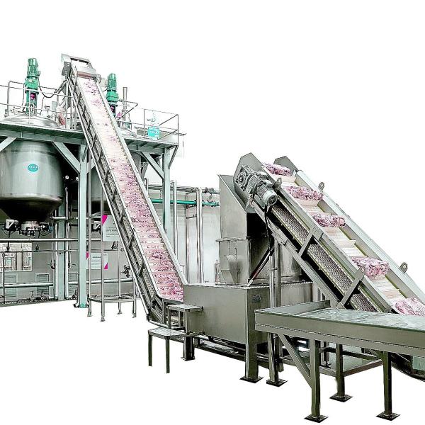 CE Certified Soup Production Meat Processing Machine Full Auto Meat Deep