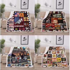 100% Polyester 70x100cm Printed Flannel Blanket For All Season