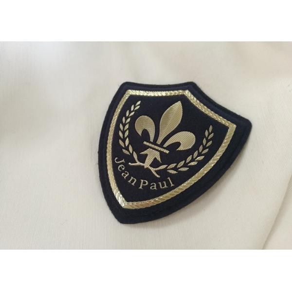 Quality Leather Material Elegant Custom Clothing Patches With Hook And Loop for sale