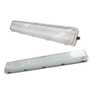 Wholesale Ceiling Mounting Explosion Proof Fluorescent Light Ex Mark Ex Tb IIIC T80°C Db IP66 WF2 Protection Level from china suppliers