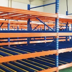 Heavy Duty Q235B Steel Gravity Pallet Flow Racking System for Warehouse Storage