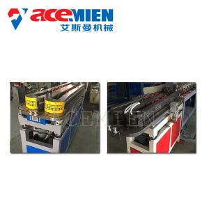 Pipe Plastic Pipe Extrusion Line For Single Double Wall Currogated Pipe