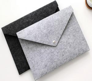Wholesale Simple Notebook Bag Tablet PC Case 5 MM Felt Ladies Computer Bag Fashion Felt Laptop Bag Receive from china suppliers