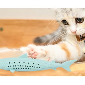 Interactive Safe Rubber Crayfish Chew Toys For Kittens Teething With Catnip
