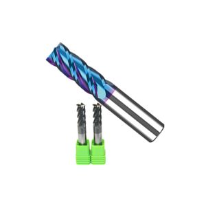 Buy cheap Tungsten Carbide Solid Milling Cutter 4 Flutes Nano Coated High Precision from wholesalers