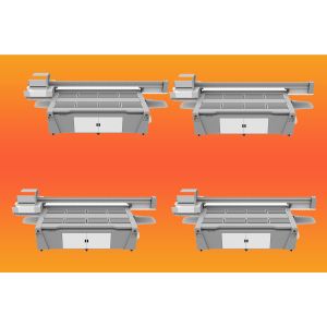 White Color Printing Mode UV Printer With Steel Frame Structure And Ultrahigh