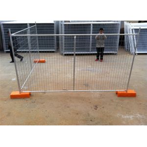Galvanized Temporary Fence Panels 2.1m*3.5m with brace OD32mm*1.5mm Mesh 60mm