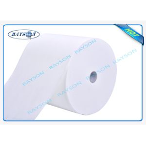 Eco - Friendly Hydrophilic SS Non Woven Fabric For Facemask / Drape / Baby