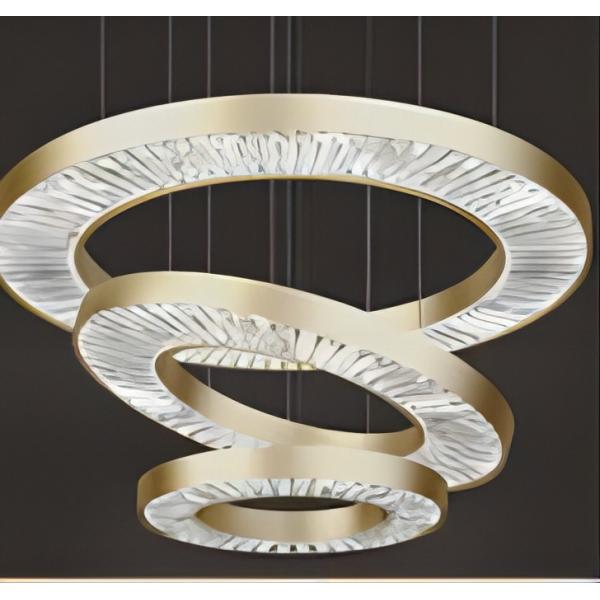 Adjustable Modern Circular Ring Custom Chandelier Dia 50cm / 19.7inch