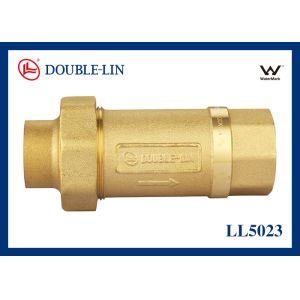 Wholesale Brass Dual Check Valve 3/4&quot;×3/4&quot; DIN259 Thread 16 Bar 120℃ from china suppliers