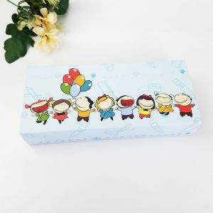 Rectangular Paper Packaging Box Water Resistance Offset Printing Underwear Gift