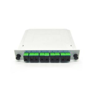 Buy cheap 1x8 SC APC Simplex SM MM Cassette PLC Splitter from wholesalers