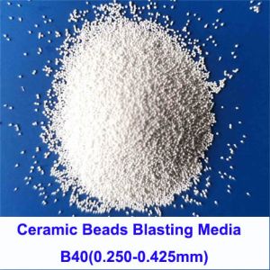 60HRC Zirconia Ceramic Bead Blasting Media B20 B30 B40 B60 Uniform Surface