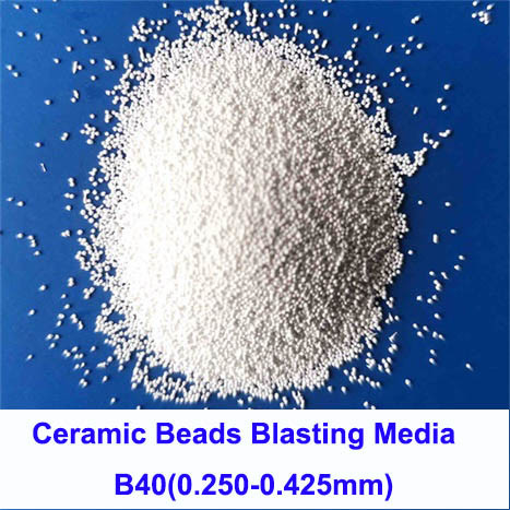 60HRC Zirconia Ceramic Bead Blasting Media B20 B30 B40 B60 Uniform Surface