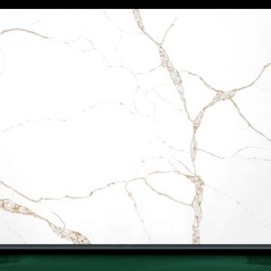 93% Quartz Stone Sheet Engineered Quartz Slab Calacatta Gold Quartz Stone Slab