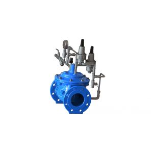 Wholesale Flange End Connection Hydraulically Operated Diaphragm Valve With Nylon Reinforcement And EPDM Diaphragm from china suppliers