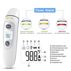 Accurate Digital Body Infrared Thermometer With 1-3cm Measuring Distance