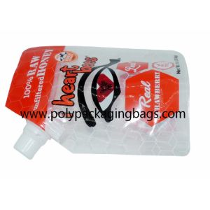 Leak Proof 500ml Self Feeder Stand Up Spout Pouch For Juice Water Liquid