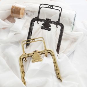 Double Handle Antique Brass Purse Frame Lady Wallet Frame