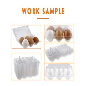 PLC Plastic Egg Tray Making Machine Molding Multistations 2.7m