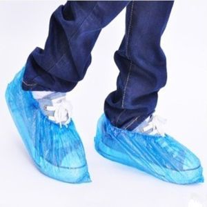 Buy cheap Clear Blue Plastic Disposable Foot Covers Smooth Surface For Pharmacy , from wholesalers
