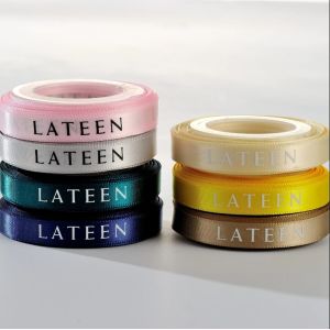 Custom Logo Polyester Ribbon for Gift Wrapping and Bow Making