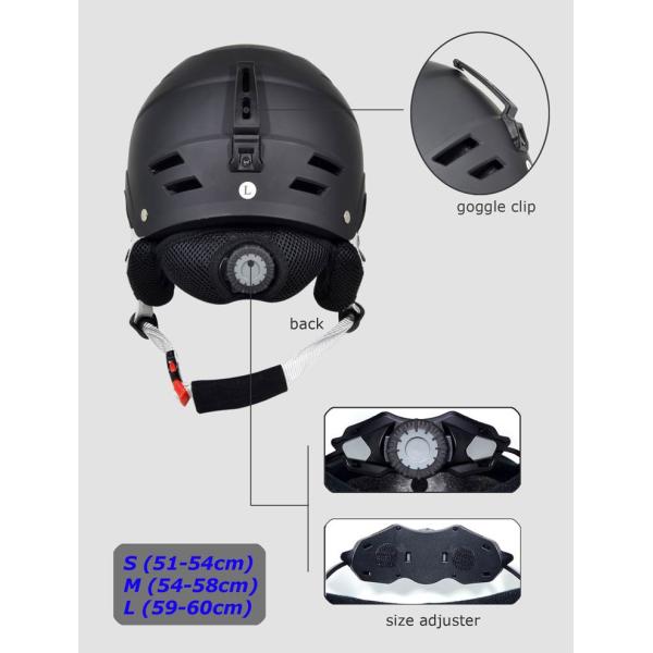 2016 ABS Snow Helmet With Visor SKI-12